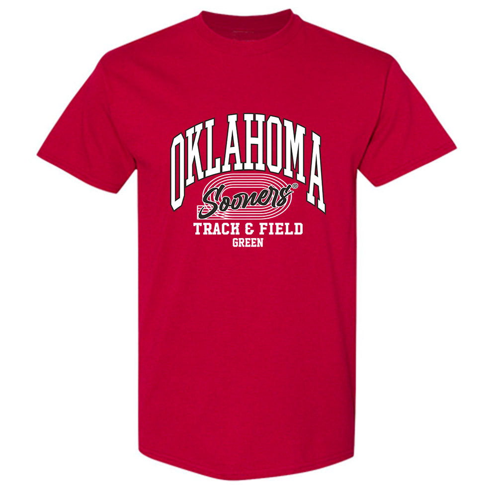 Oklahoma - NCAA Men's Track & Field (Outdoor) : Bj Green - T-Shirt Sports Shersey