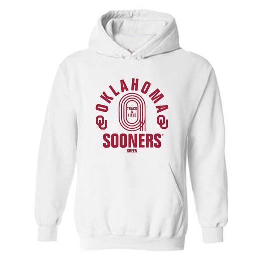 Oklahoma - NCAA Men's Track & Field (Outdoor) : Bj Green - Hooded Sweatshirt Sports Shersey