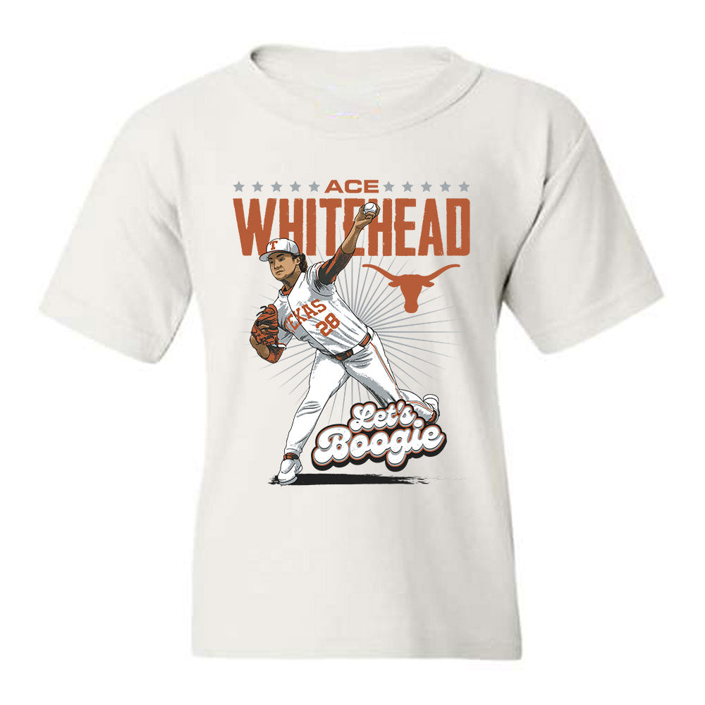 Texas - NCAA Baseball : Ace Whitehead - Youth T-Shirt