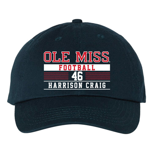 Ole Miss - NCAA Football : Harrison Craig - Dad Hat