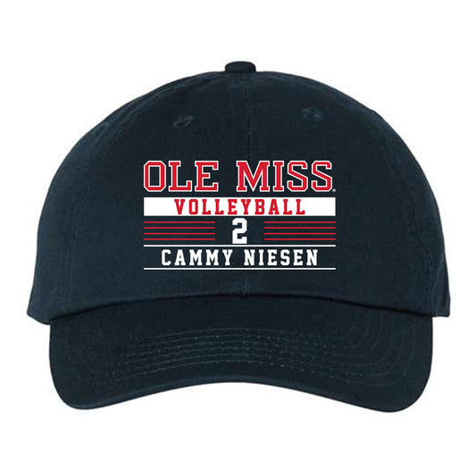 Ole Miss - NCAA Women's Volleyball : Cammy Niesen - Dad Hat-0