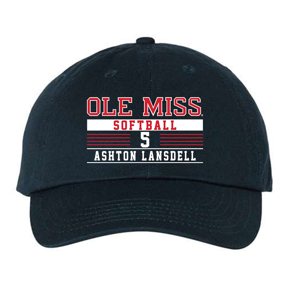 Ole Miss - NCAA Softball : Ashton Lansdell - Dad Hat-0