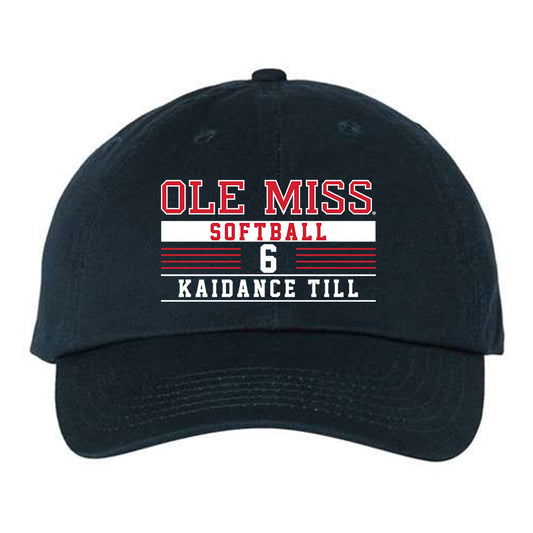 Ole Miss - NCAA Softball : Kaidance Till - Dad Hat-0