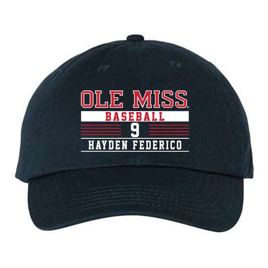 Ole Miss - NCAA Baseball : Hayden Federico - Dad Hat-0