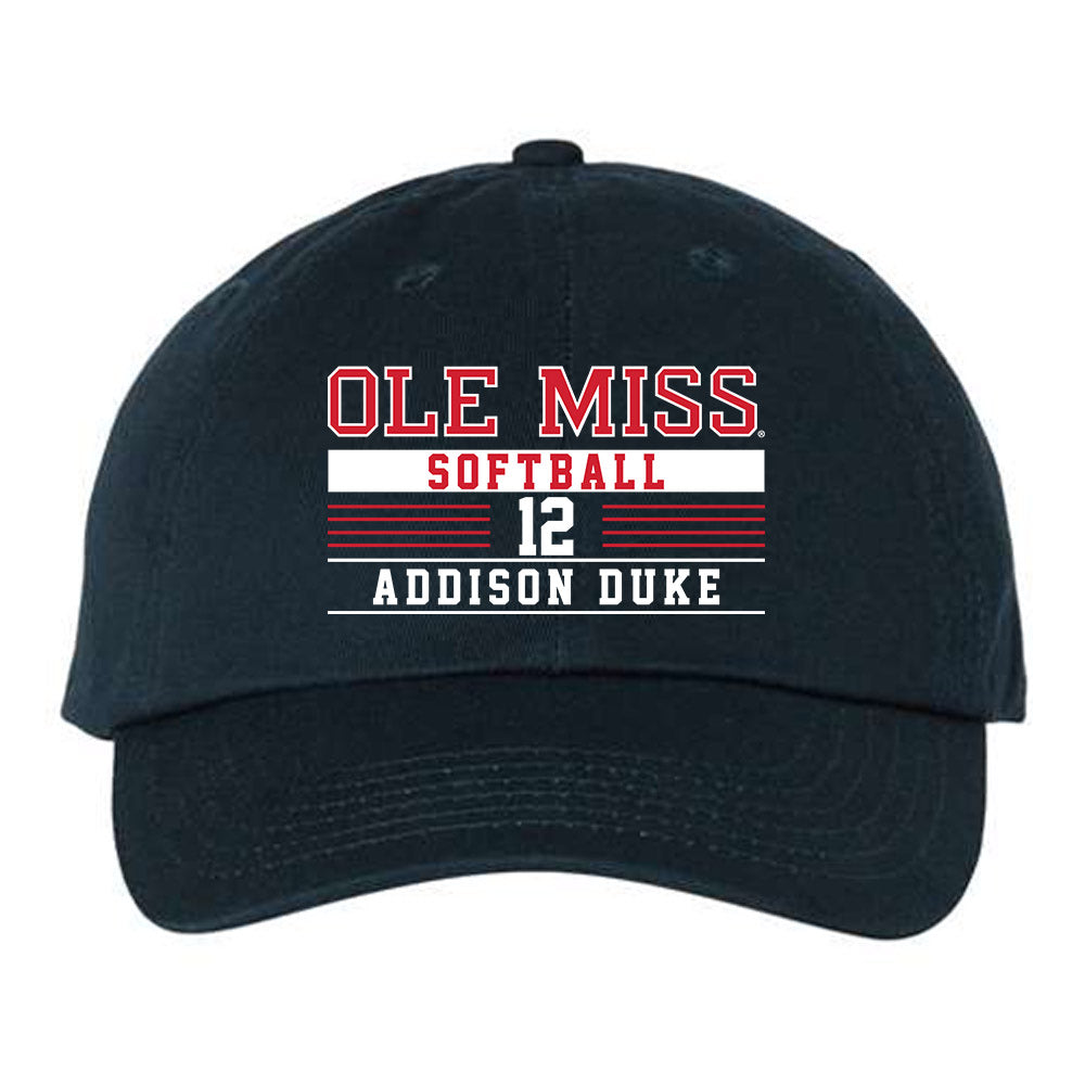 Ole Miss - NCAA Softball : Addison Duke - Dad Hat-0