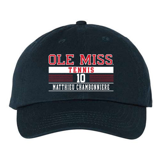 Ole Miss - NCAA Men's Tennis : Matthieu Chambonniere - Dad Hat-0