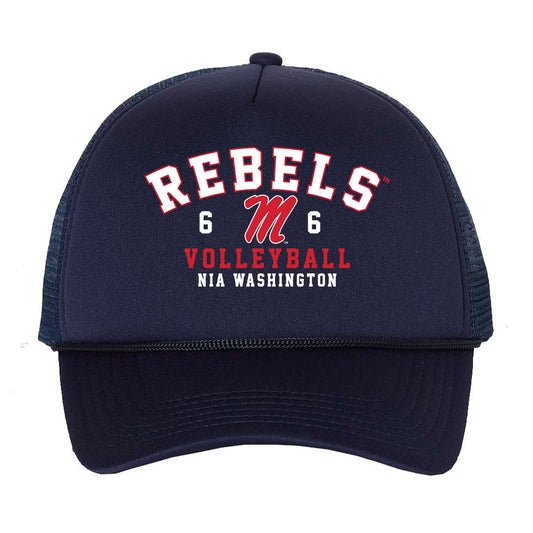 Ole Miss - NCAA Women's Volleyball : Nia Washington - Trucker Hat-0