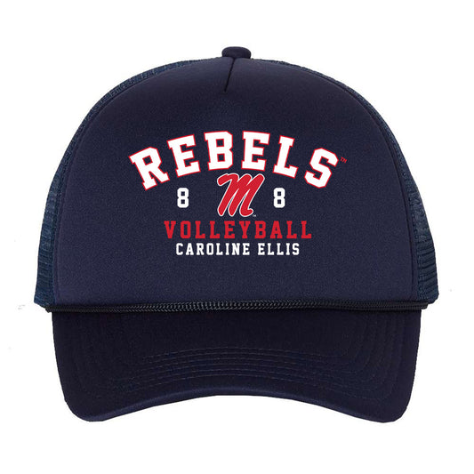 Ole Miss - NCAA Women's Volleyball : Caroline Ellis - Trucker Hat-0