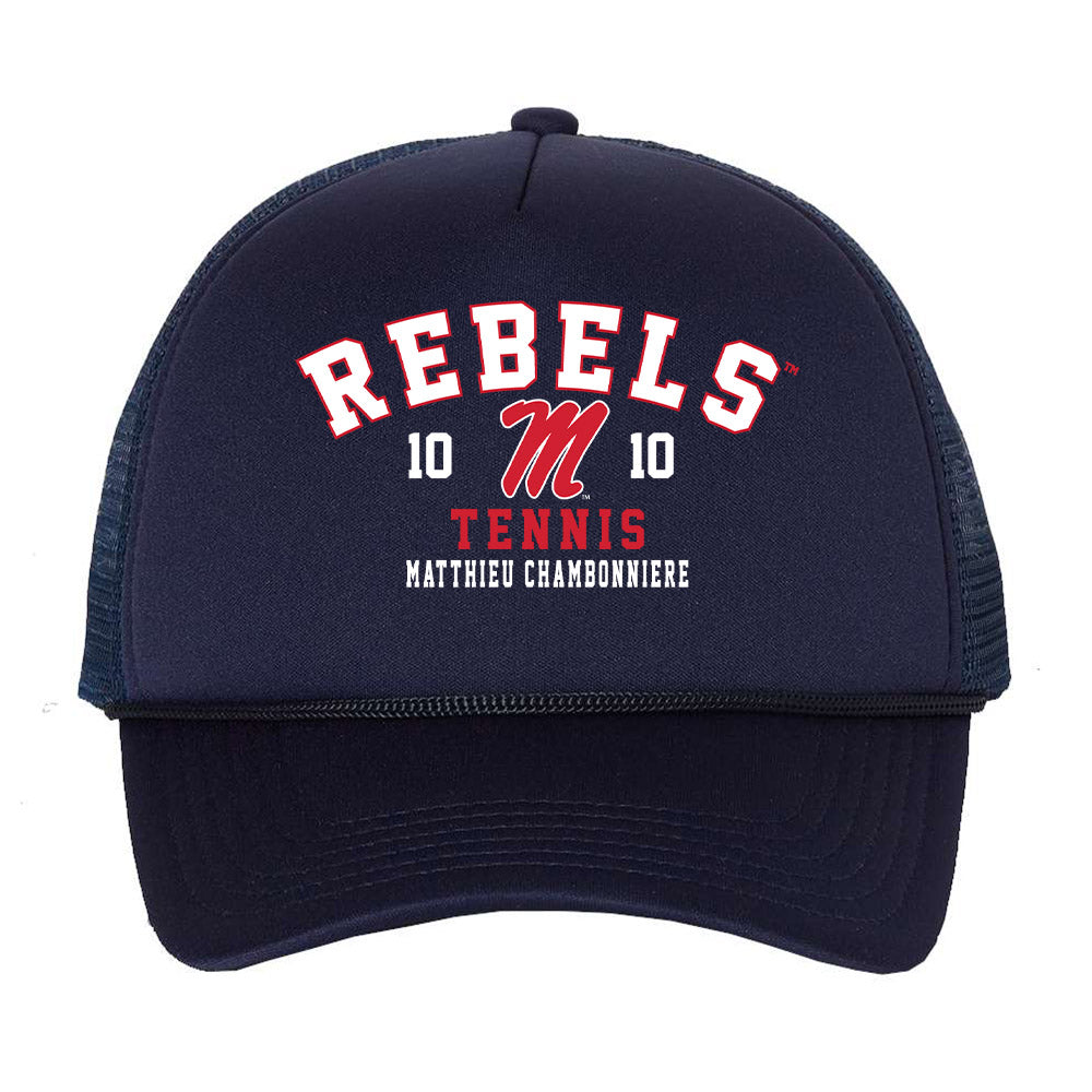 Ole Miss - NCAA Men's Tennis : Matthieu Chambonniere - Trucker Hat-0