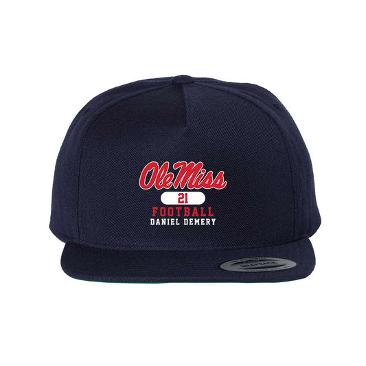 Ole Miss - NCAA Football : Daniel Demery - Snapback Hat