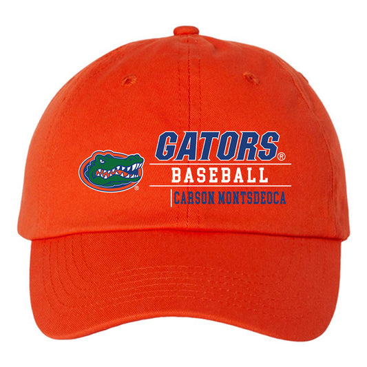 Florida - NCAA Baseball : Carson Montsdeoca - Dad Hat