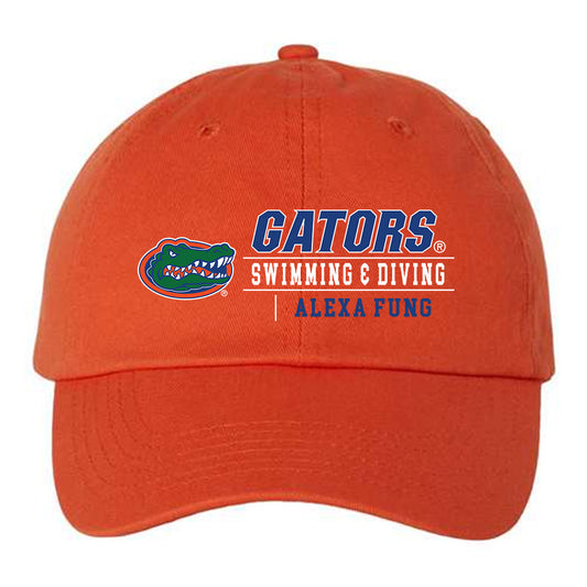 Florida - NCAA Women's Swimming & Diving : Alexa Fung - Dad Hat-0