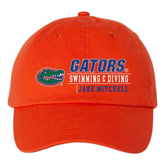 Florida - NCAA Men's Swimming & Diving : Jake Mitchell - Dad Hat