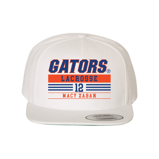 Florida - NCAA Women's Lacrosse : Macy Zaban - Snapback Cap Snapback Hat