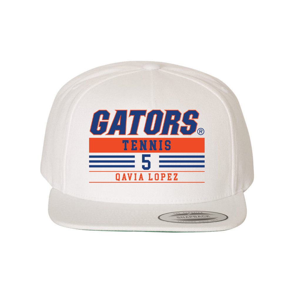 Florida - NCAA Women's Tennis : Qavia Lopez - Snapback Cap Snapback Hat