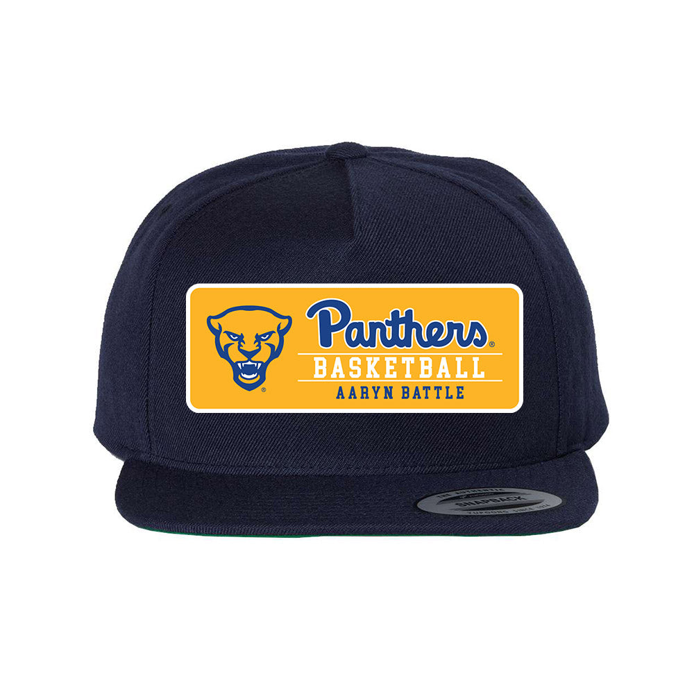 Pittsburgh - NCAA Women's Basketball : Aaryn Battle - Snapback Cap  Snapback Hat