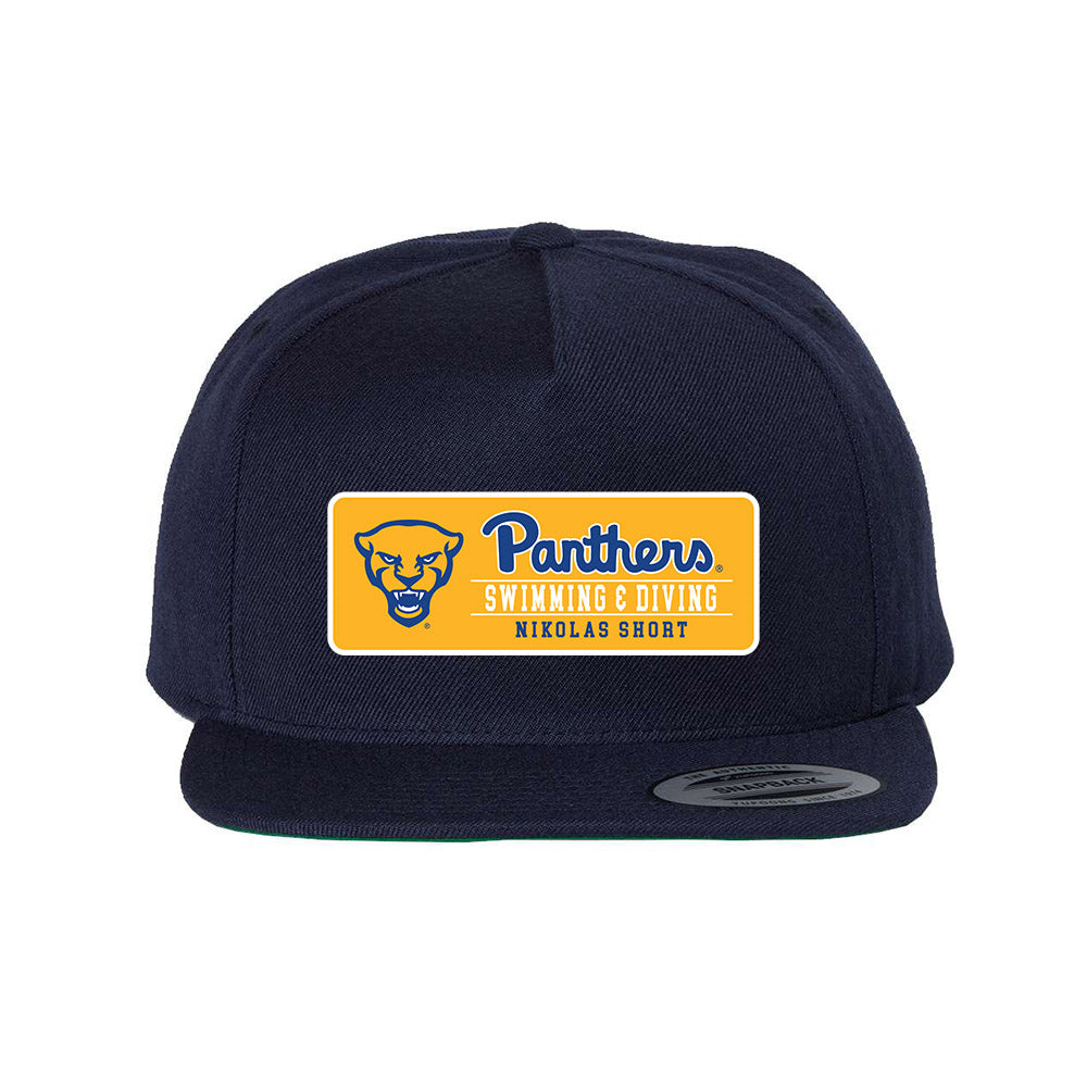 Pittsburgh - NCAA Men's Swimming & Diving : Nikolas Short - Snapback Cap  Snapback Hat