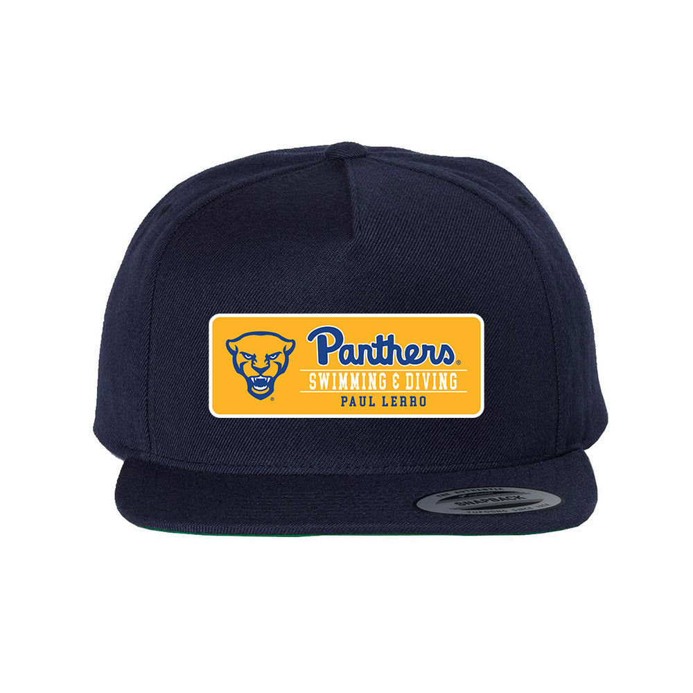 Pittsburgh - NCAA Men's Swimming & Diving : Paul Lerro - Snapback Cap  Snapback Hat