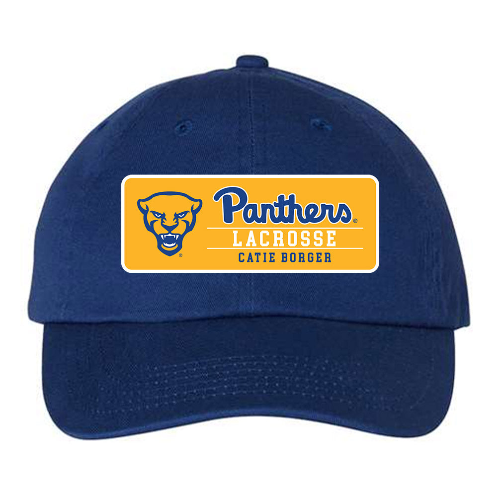 Pittsburgh - NCAA Women's Lacrosse : Catie Borger - Dad Hat-0