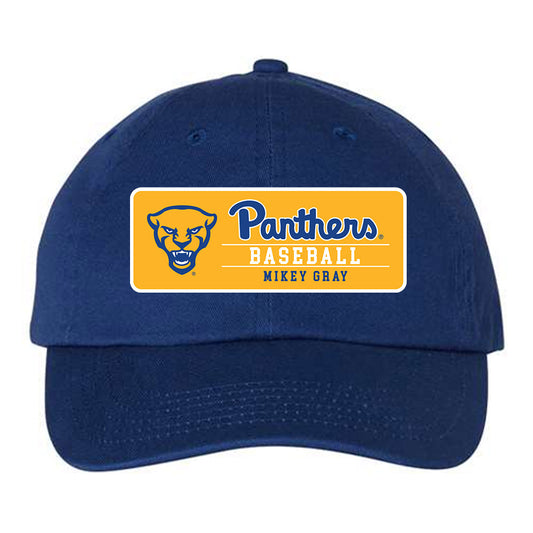 Pittsburgh - NCAA Baseball : Mikey Gray - Dad Hat-0
