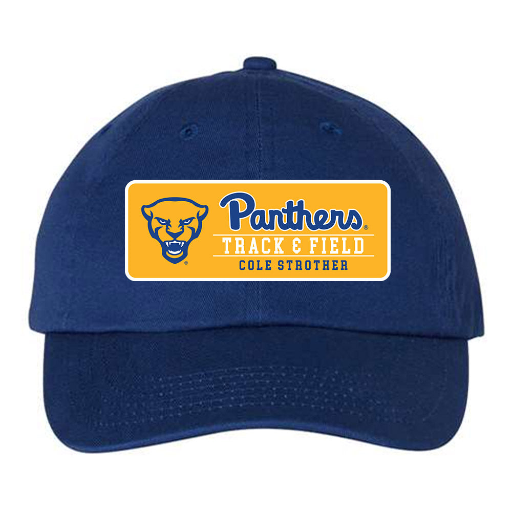 Pittsburgh - NCAA Men's Track & Field : Cole strother - Dad Hat-0