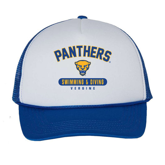 Pittsburgh - NCAA Men's Swimming & Diving : Alan Vergine - Trucker Hat-0