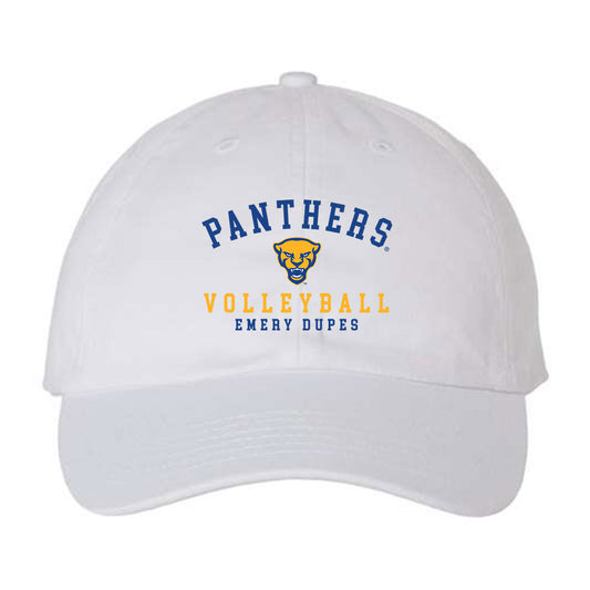 Pittsburgh - NCAA Women's Volleyball : Emery Dupes - Dad Hat-0