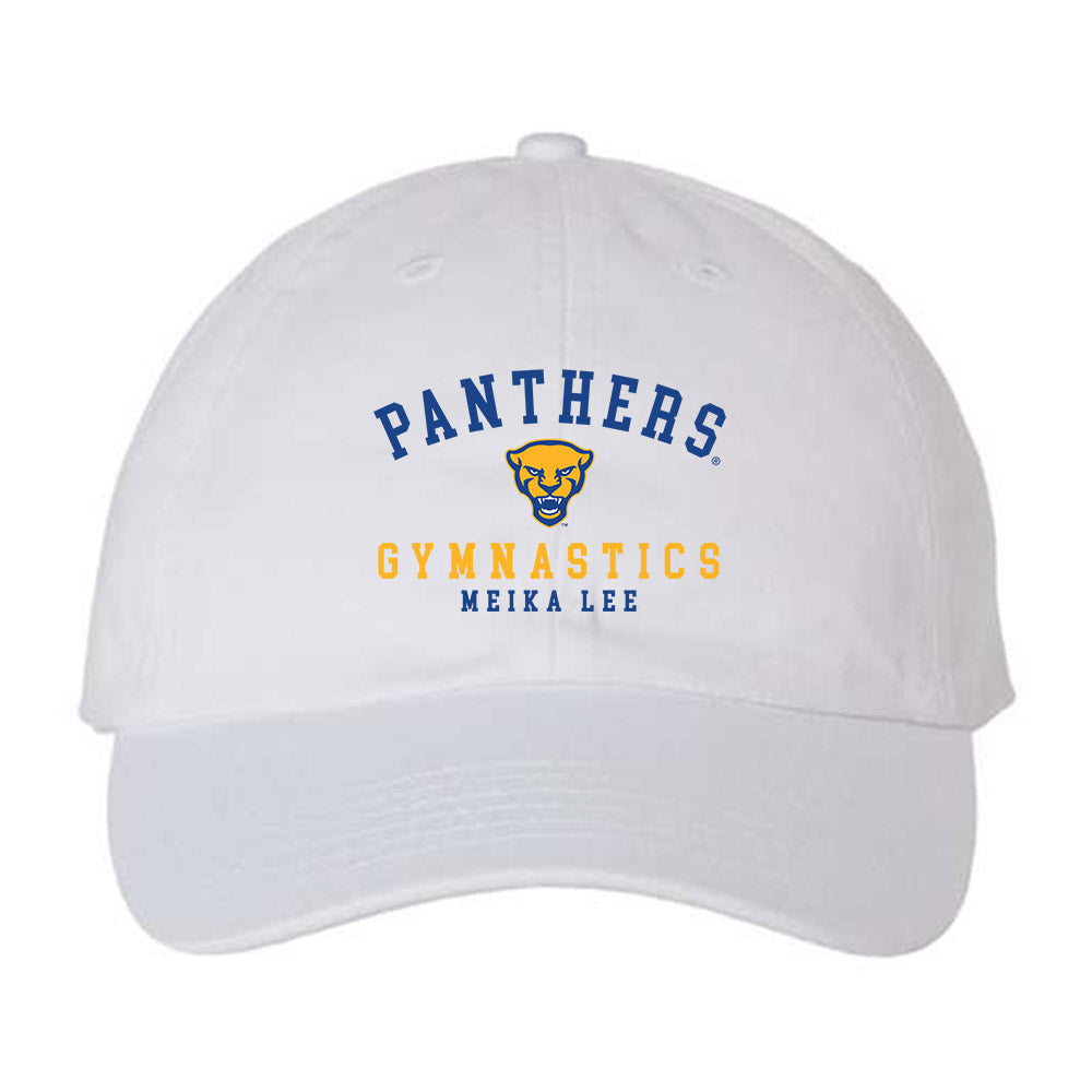Pittsburgh - NCAA Women's Gymnastics : Meika Lee - Dad Hat-0