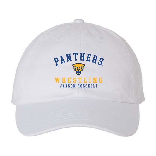 Pittsburgh - NCAA Wrestling : Jaxson Rosselli - Dad Hat-0