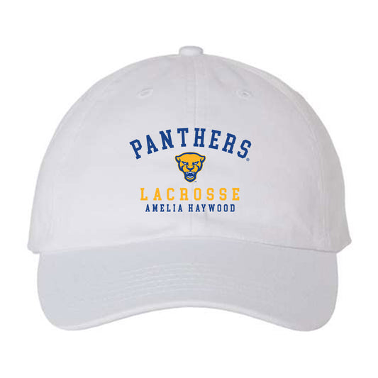 Pittsburgh - NCAA Women's Lacrosse : Amelia Haywood - Dad Hat-0