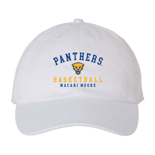 Pittsburgh - NCAA Men's Basketball : Macari Moore - Dad Hat-0