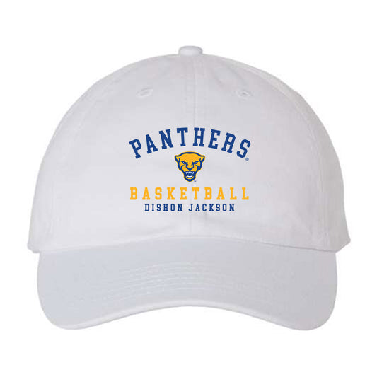 Pittsburgh - NCAA Men's Basketball : Dishon Jackson - Dad Hat-0