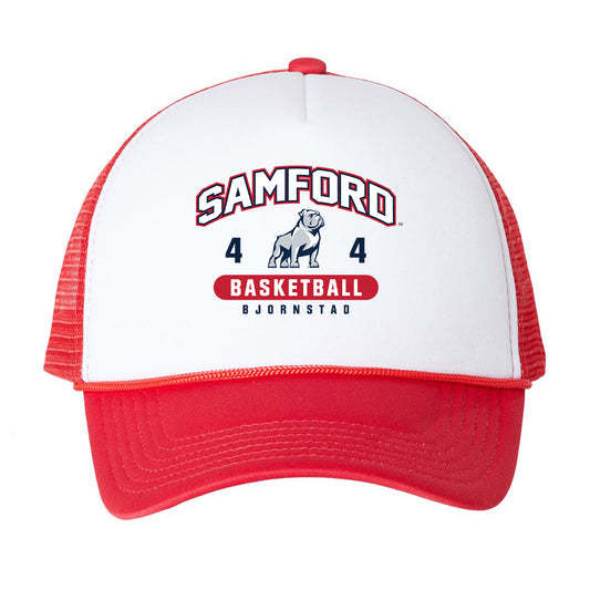 Samford - NCAA Men's Basketball : Judson Bjornstad - Trucker Hat-0