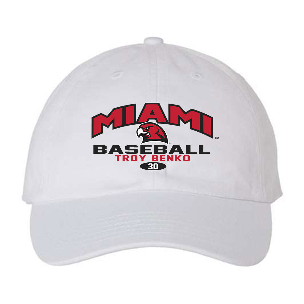 Miami of Ohio - NCAA Baseball : Troy Benko - Dad Hat-0