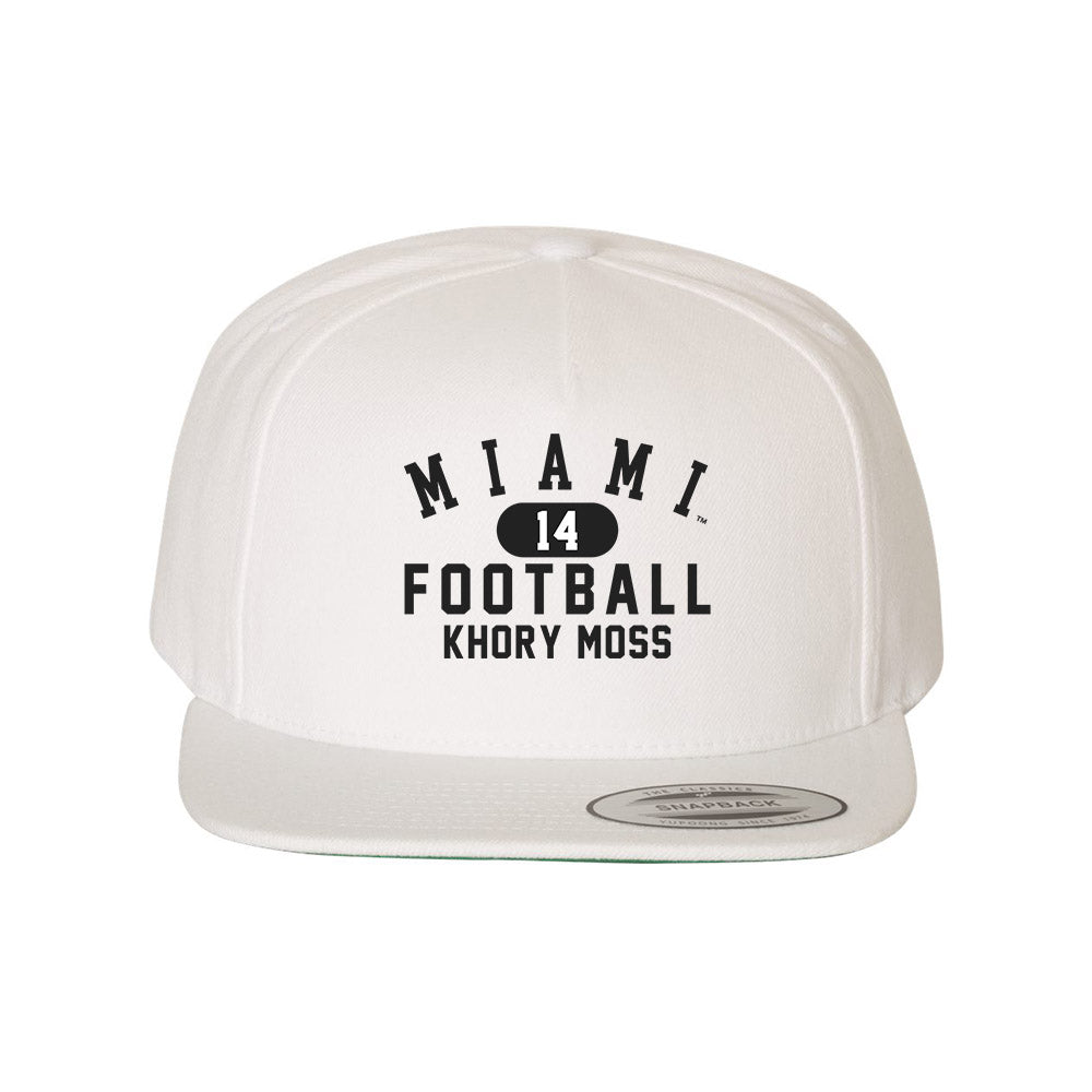 Miami of Ohio - NCAA Football : Khory Moss - Snapback Hat-0