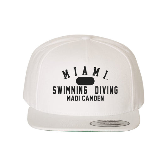 Miami of Ohio - NCAA Women's Swimming & Diving : Madi Camden - Snapback Hat-0