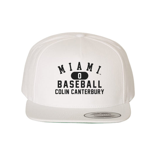 Miami of Ohio - NCAA Baseball : Colin Canterbury - Snapback Hat-0