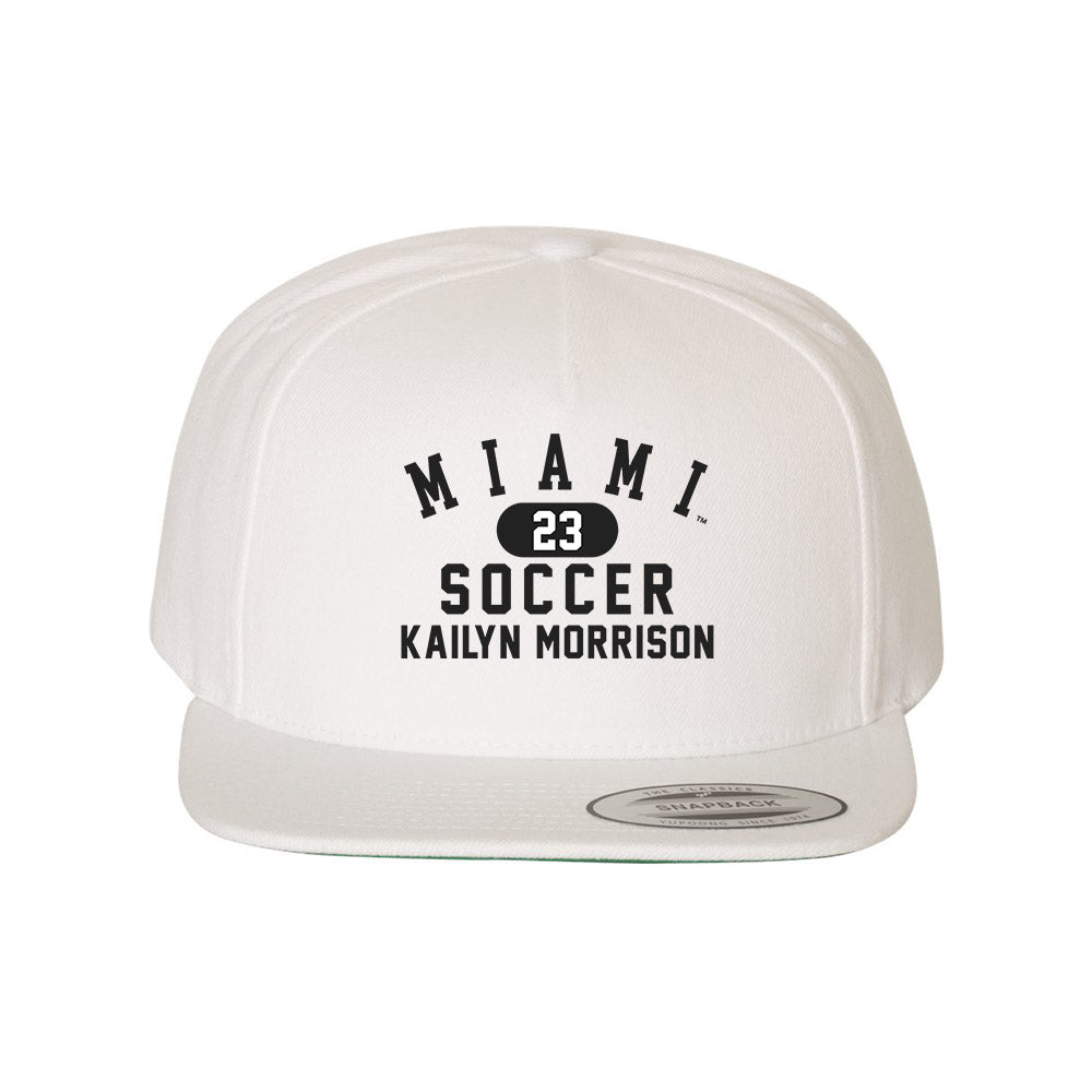 Miami of Ohio - NCAA Women's Soccer : Kailyn Morrison - Snapback Hat-0