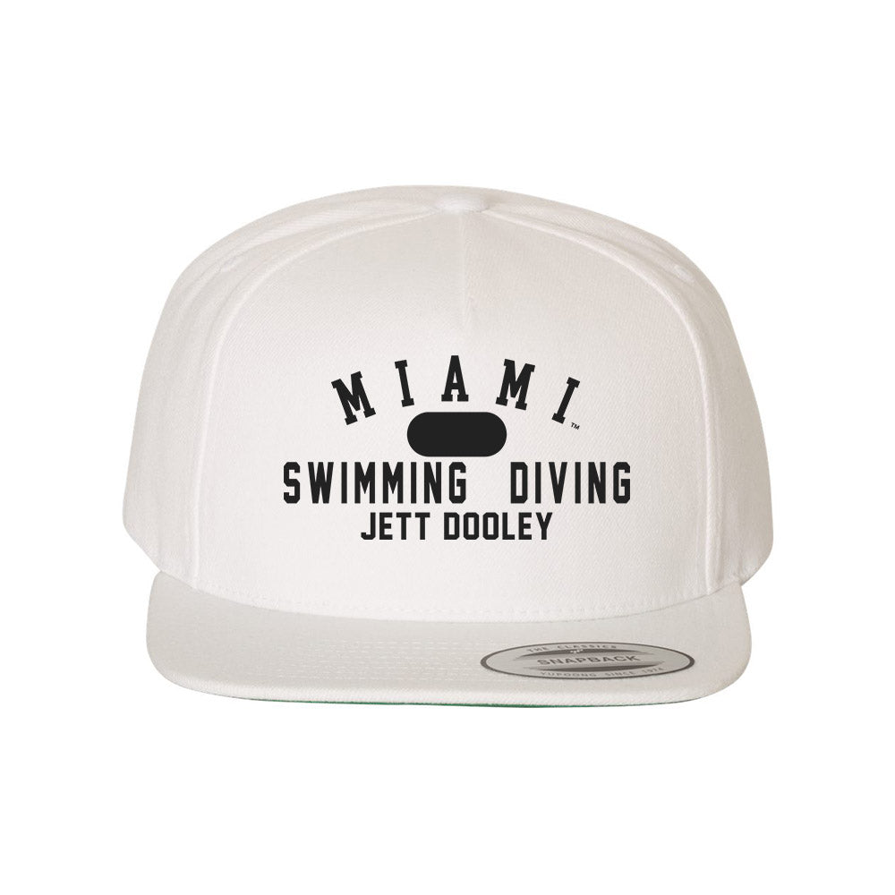 Miami of Ohio - NCAA Men's Swimming & Diving : Jett Dooley - Snapback Hat-0
