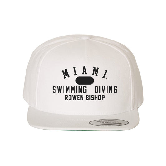 Miami of Ohio - NCAA Men's Swimming & Diving : Rowen Bishop - Snapback Hat-0