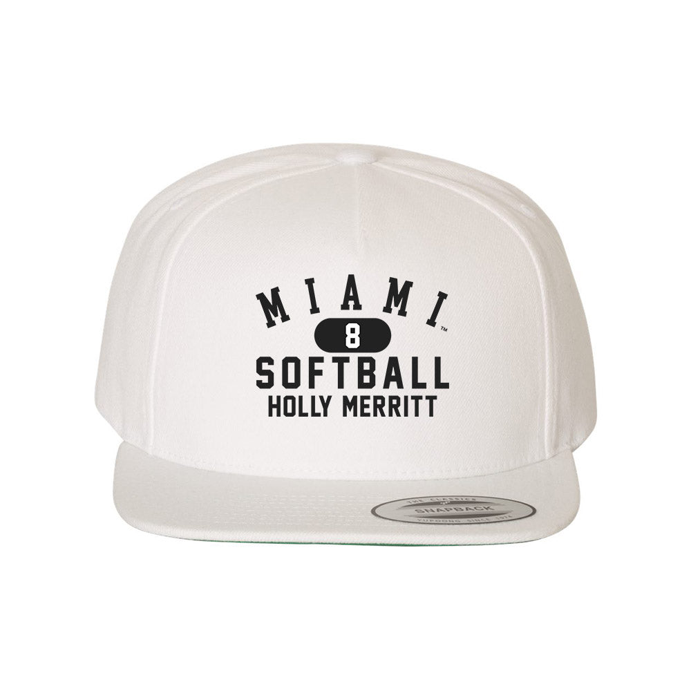 Miami of Ohio - NCAA Softball : Holly Merritt - Snapback Hat-0