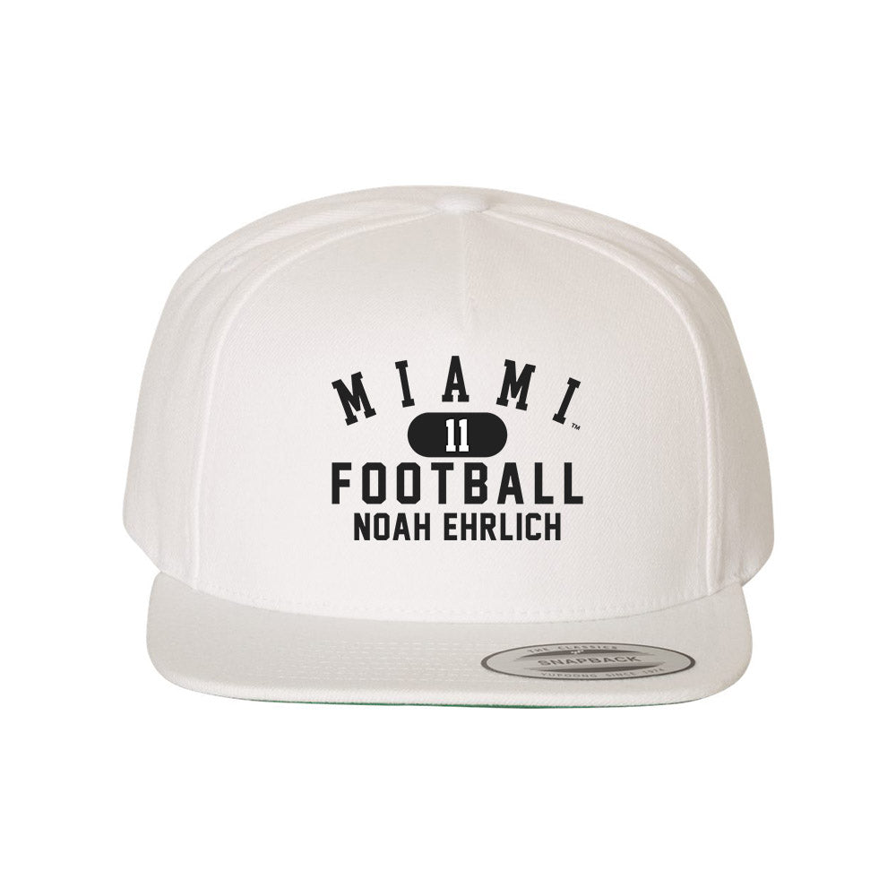 Miami of Ohio - NCAA Football : Noah Ehrlich - Snapback Hat-0