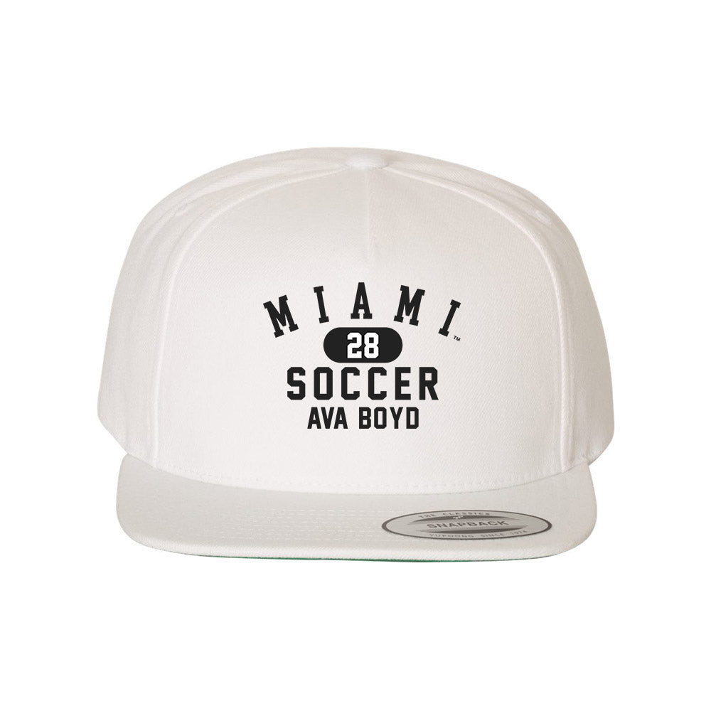Miami of Ohio - NCAA Women's Soccer : Ava Boyd - Snapback Hat-0