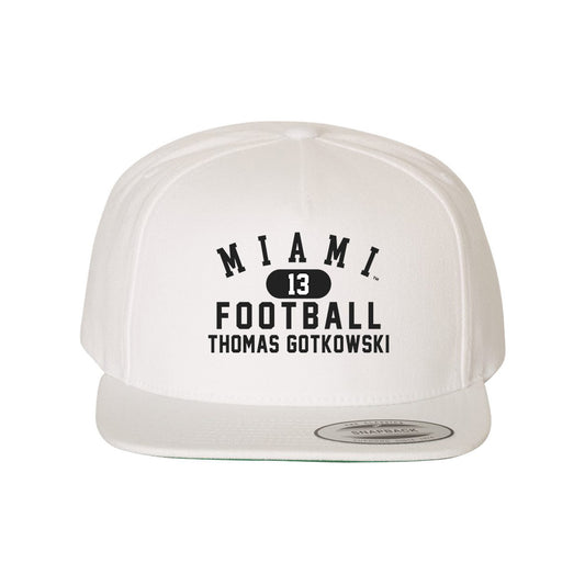 Miami of Ohio - NCAA Football : Thomas Gotkowski - Snapback Hat-0