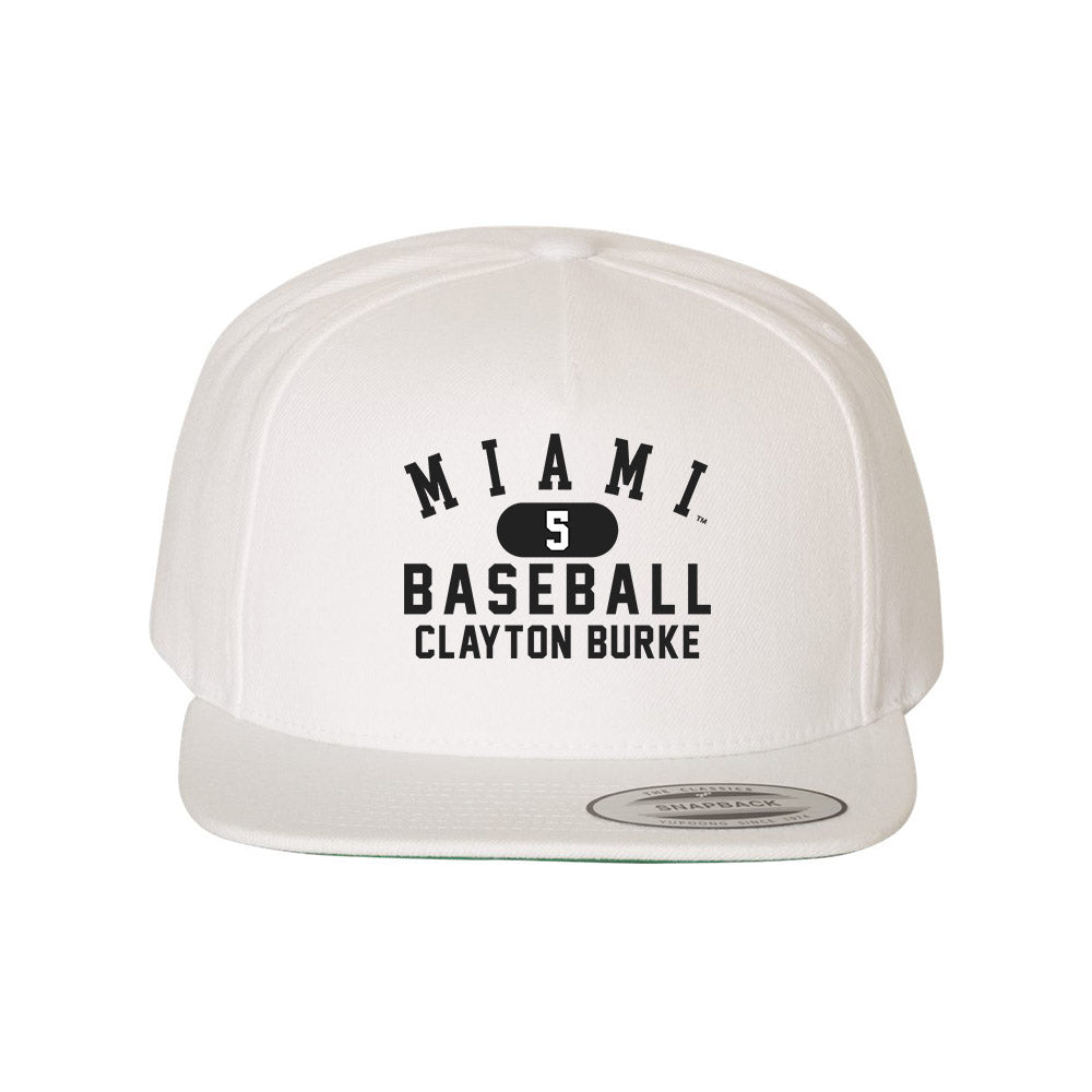 Miami of Ohio - NCAA Baseball : Clayton Burke - Snapback Hat-0