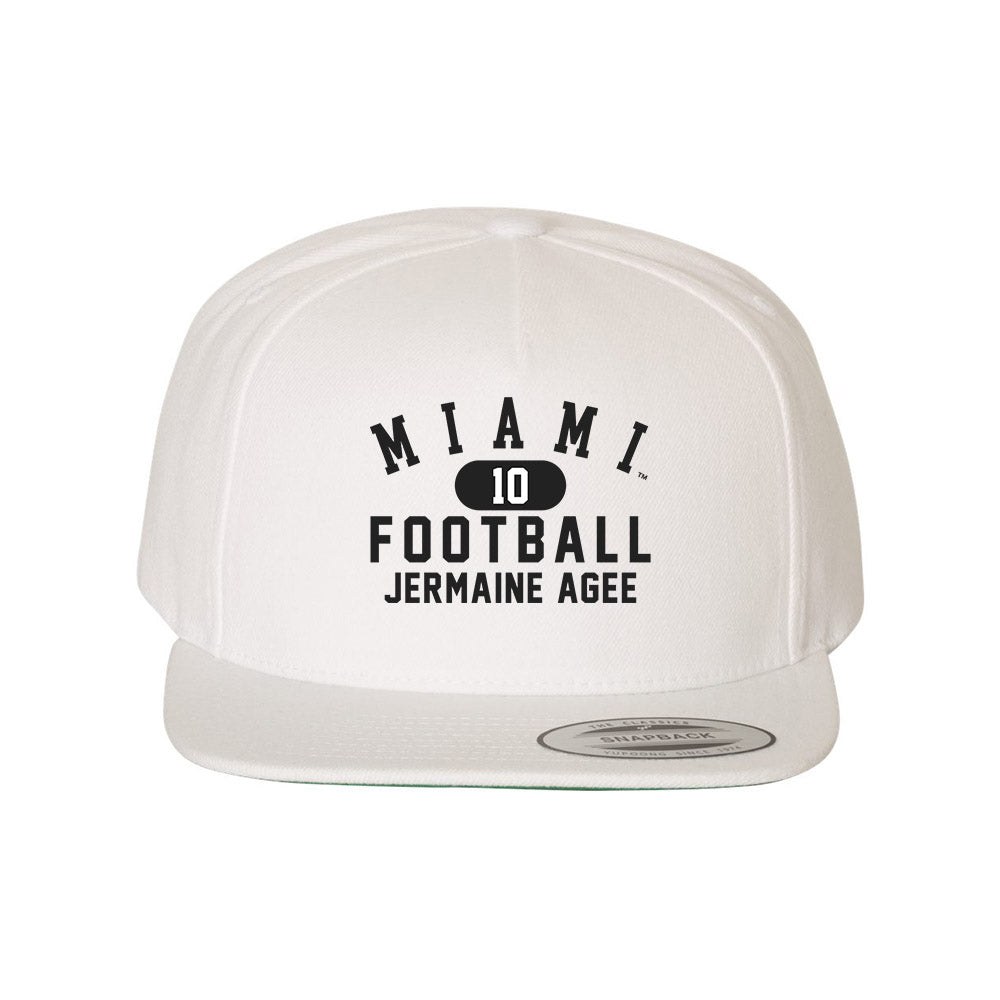 Miami of Ohio - NCAA Football : Jermaine Agee - Snapback Hat-0