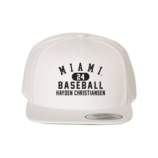 Miami of Ohio - NCAA Baseball : Hayden Christiansen - Snapback Hat-0