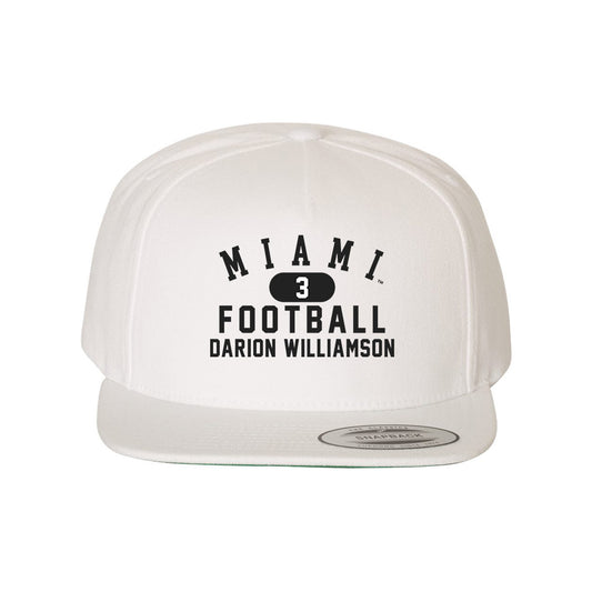 Miami of Ohio - NCAA Football : Darion Williamson - Snapback Hat-0