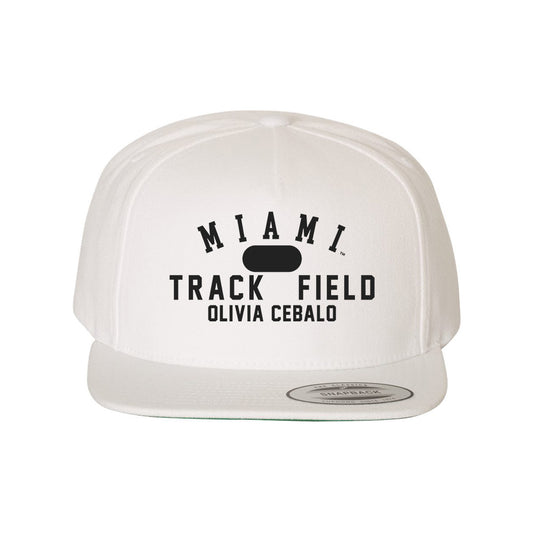 Miami of Ohio - NCAA Women's Track & Field : olivia cebalo - Snapback Hat-0