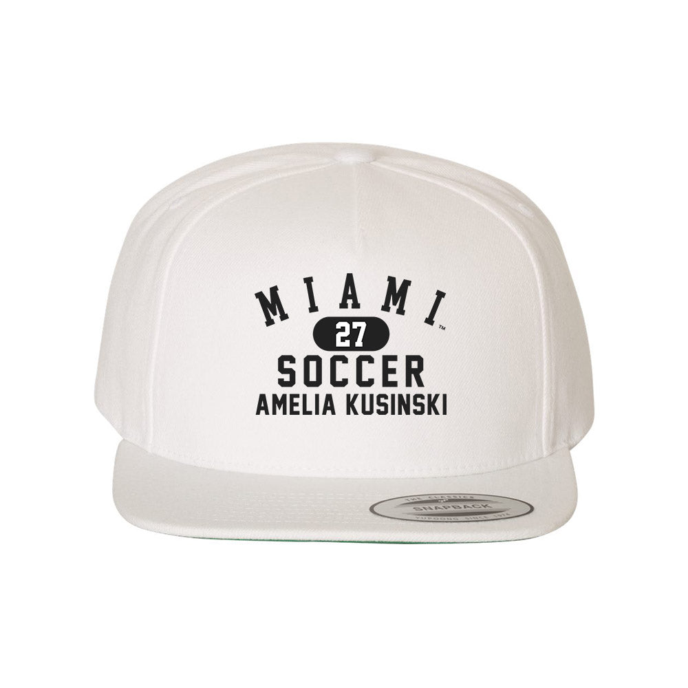 Miami of Ohio - NCAA Women's Soccer : Amelia Kusinski - Snapback Hat-0